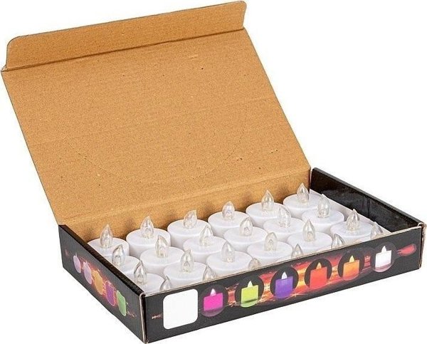 LED κερί λάμπας 3,5x3,5cm (24 τεμάχια)
