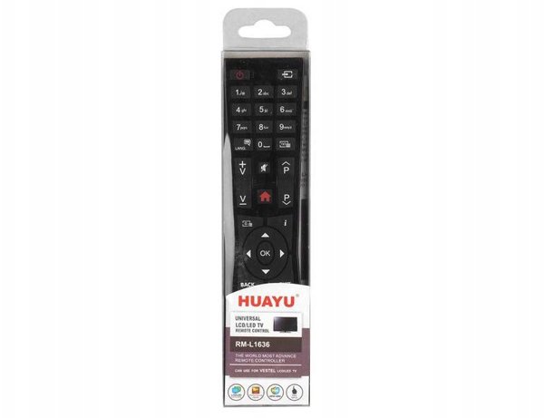Lamex LXP1636 TV remote control TV LCD VESTEL / HYUNDAI / TELEFUNKEN RM-L1636 NETFLIX / YOUTUBE PRIME VIDEO
