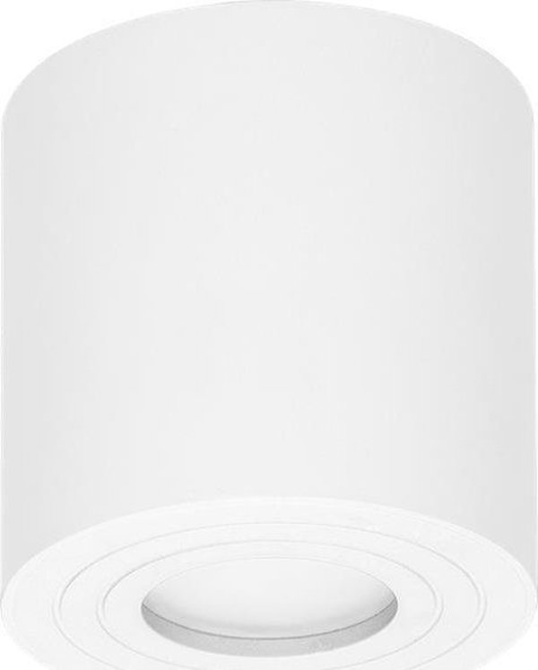 Φωτιστικό οροφής Orno MEGY DLR GU10 downlight max 50W, IP54, στρογγυλό, λευκό, αλουμίνιο,AD-OD-6144WGU10
