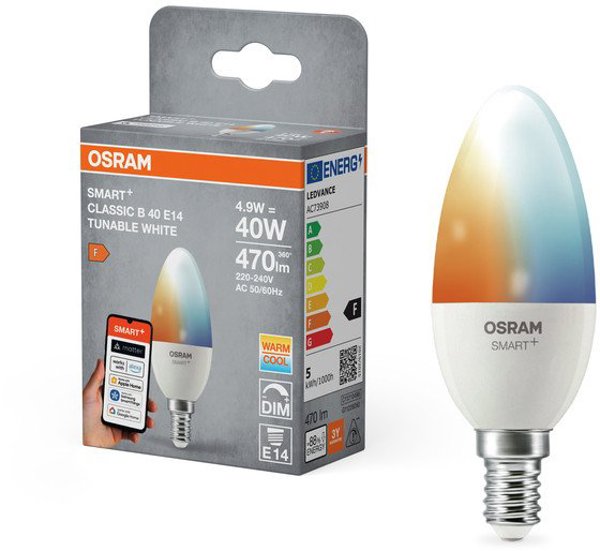 ΛΑΜΠΑ LED WIFI B40 E14 4.9W/827 230V470LM