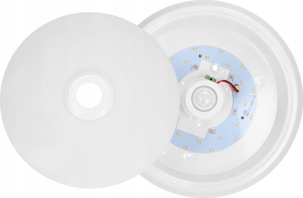 Φωτιστικό οροφής Energizer ORNO ZONDA LED 12 W ΛΕΥΚΗ ΠΛΑΚΑ ΡΟΗ PC ΝΙΩΣΤΕ ΤΗΝ ΚΙΝΗΣΗ