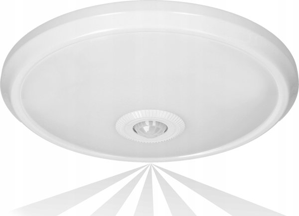 Φωτιστικό οροφής Energizer ORNO ZONDA LED 12 W ΛΕΥΚΗ ΠΛΑΚΑ ΡΟΗ PC ΝΙΩΣΤΕ ΤΗΝ ΚΙΝΗΣΗ