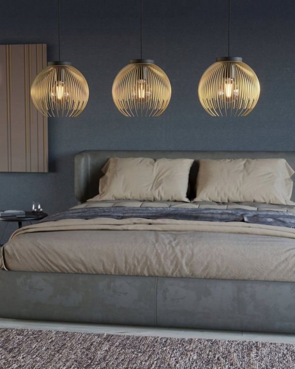 Φωτιστικό κρεμαστό EGLO PENDANT LIGHT VENEZUELA 3XE27 900167 B/G