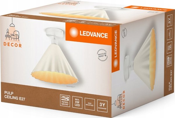 Φωτιστικό οροφής Ledvance LAMP CEILING LEDVANCE PUPL E27 WT