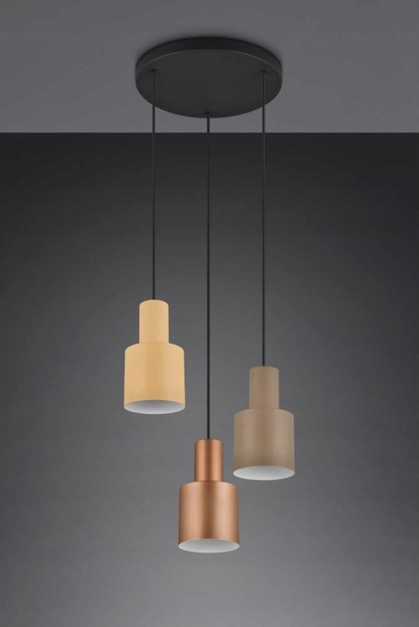 Κρεμαστό φωτιστικό Sourcing PENDANT LAMP AGUDO 3-PC E27 MULTICOLOR