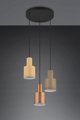 Κρεμαστό φωτιστικό Sourcing PENDANT LAMP AGUDO 3-PC E27 MULTICOLOR