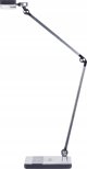 Επιτραπέζιο φωτιστικό Beliani Μεταλλικό LED φωτιστικό γραφείου με επαγωγικό φορτιστή ασημί LACERTA Lumarko! 13872925 4255664817259