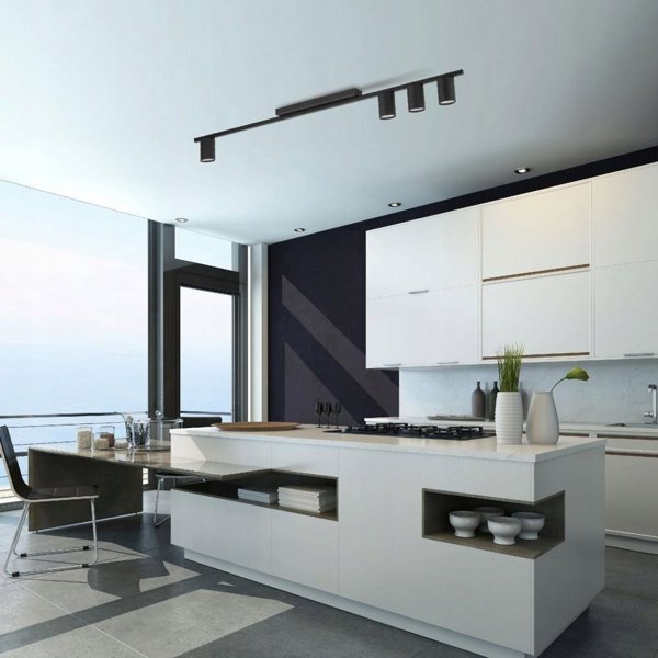 Φωτιστικό οροφής TK Lighting LAMP CEILING LOGAN GU10 4X10W
