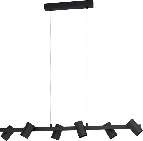 Κρεμαστή λάμπα Eglo Gatuela 1 99464 λάμπα κρεμαστή με 6x25W E14 μαύρη