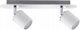 Φωτιστικό οροφής Paulmann Spotlight Tube IP44 max. 2x10W GU10 Λευκό/Χρώμιο 230V Μέταλλο