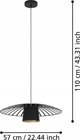 Φωτιστικό οροφής EGLO PENDANT LIGHT FELIXKIRK E27 43931 BL/GLD