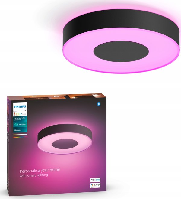Φωτιστικό οροφής Signify Philips Hue White&Col. Amb.Xamento Deckenleu schwarz 2100lm