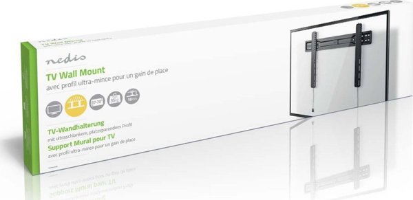 Φωτιστικό πρίζας Nedis Nedis TVWM5050BK βάση για τηλεοράσεις 177,8 cm (70") Μαύρο