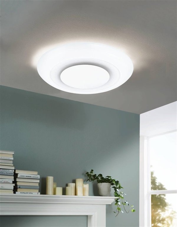 Φωτιστικό οροφής EGLO LED PLAFOND BATIDA CCT RGB 49CM 34022