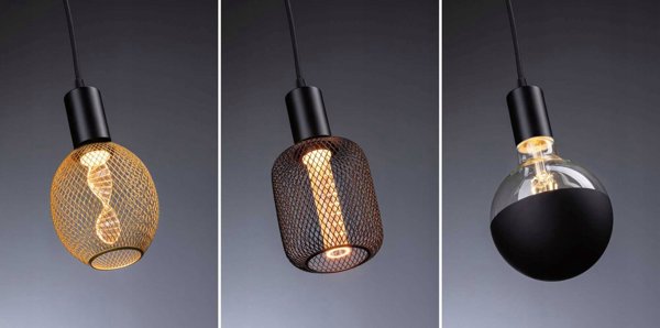 Φωτιστικό οροφής Paulmann Φωτιστικό οροφής RAVI E27 max.60W IP44 230V μαύρο ματ / μέταλλο