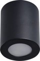 Kanlux Φωτιστικό Οροφής SANI 29240, Σποτ IP44, GU10, Μαύρο, Αλουμίνιο