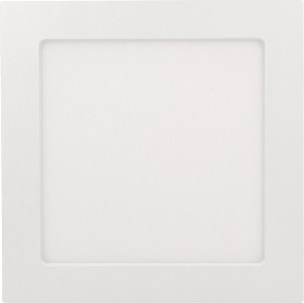 Φωτιστικό οροφής Orno LETI LED 18W, φωτιστικό downlight, επιφανειακής τοποθέτησης, τετράγωνο, 1600lm, 4000K, λευκό, ενσωματωμένος μετασχηματιστής LED