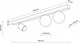 Φωτιστικό οροφής TK Lighting LAMP CEILING VOXGU10 10W + G9 2X8W