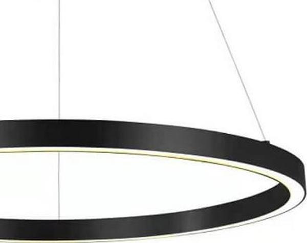 Κρεμαστό φωτιστικό Light Prestige Μαύρο κρεμαστό φωτιστικό Midway δαχτυλίδι LED μεταλλικό 3000K 35W