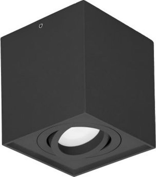 Φωτιστικό οροφής Orno CAROLIN DLS GU10 downlight max 35W, IP20, τετράγωνο, μαύρο