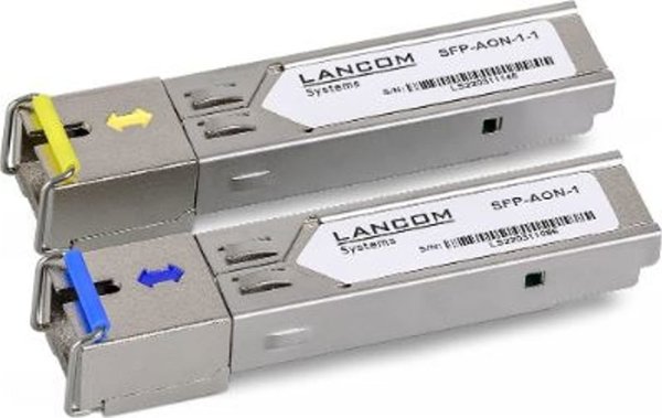 LANCOM Systems SFP-BiDi1550-SC1 Οπτικός Πομποδέκτης, 1000 Mbit/s, Ασημί