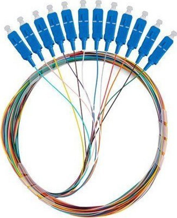 Lanberg Pigtail SM SC/UPC Easy Strip 9/125 G657A1 12X2M multikolor