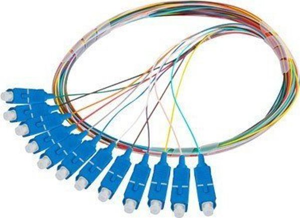 Lanberg Pigtail SM SC/UPC Easy Strip 9/125 G657A1 12X2M multikolor