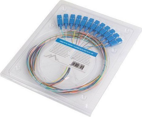 Lanberg Pigtail SM SC/UPC Easy Strip 9/125 G657A1 12X2M multikolor