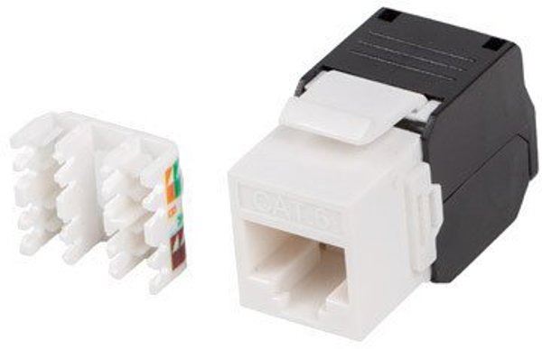 Lanberg 1xRJ45 Keystone Jack, Cat.6, Χωρίς Εργαλεία (KSU6-4000)