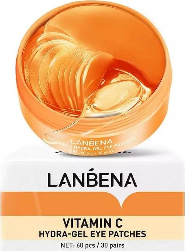Lanbena Vitamin C υδρογέλης επιθέματα ματιών με βιταμίνη C 60 τεμ.
