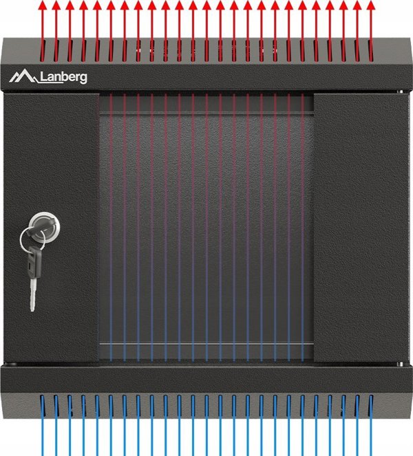 Lanberg ML ΕΓΚΑΤΑΣΤΑΣΗ ΕΡΜΑΡΙΟΥ RACK ΚΡΕΜΑΣΤΟ 10" 6U 300X300 ΜΑΥΡΟ ΓΥΑΛΙΝΗ ΠΟΡΤΑ LANBERG (FLAT PACK)