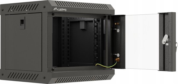 Lanberg ML ΕΓΚΑΤΑΣΤΑΣΗ ΕΡΜΑΡΙΟΥ RACK ΚΡΕΜΑΣΤΟ 10" 6U 300X300 ΜΑΥΡΟ ΓΥΑΛΙΝΗ ΠΟΡΤΑ LANBERG (FLAT PACK)