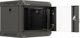 Lanberg ML 10" 6U Ράφι τοίχου Rack με γκρι γυάλινη πόρτα (Flat Pack)