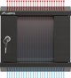 Lanberg ML 10" 6U Ράφι τοίχου Rack με γκρι γυάλινη πόρτα (Flat Pack)