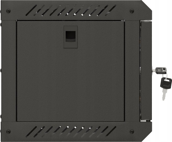 Lanberg ML 10" 6U Ράφι τοίχου Rack με γκρι γυάλινη πόρτα (Flat Pack)
