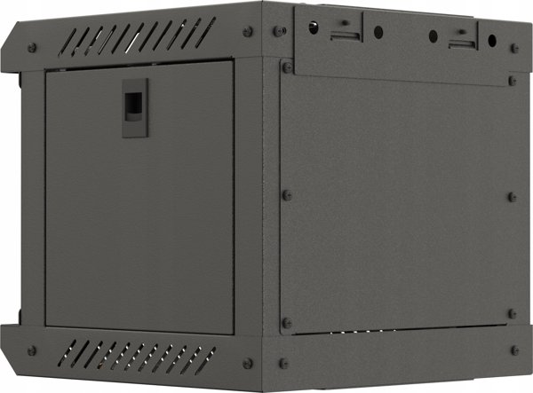 Lanberg ML 10" 6U Ράφι τοίχου Rack με γκρι γυάλινη πόρτα (Flat Pack)