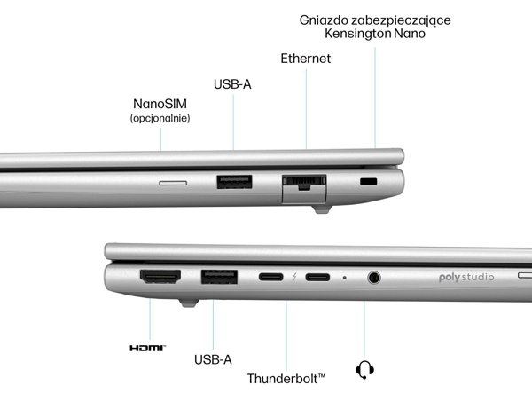 HP EliteBook 6 G1i 14 - Ultra 5-225U, 32GB, 512GB SSD, 14 WUXGA 300-nit AG, 5MP IR cam, WWAN-ready, Smartcard, FPR, US backlit keyboard, 56Wh, Win 11 Pro, 1 έτος