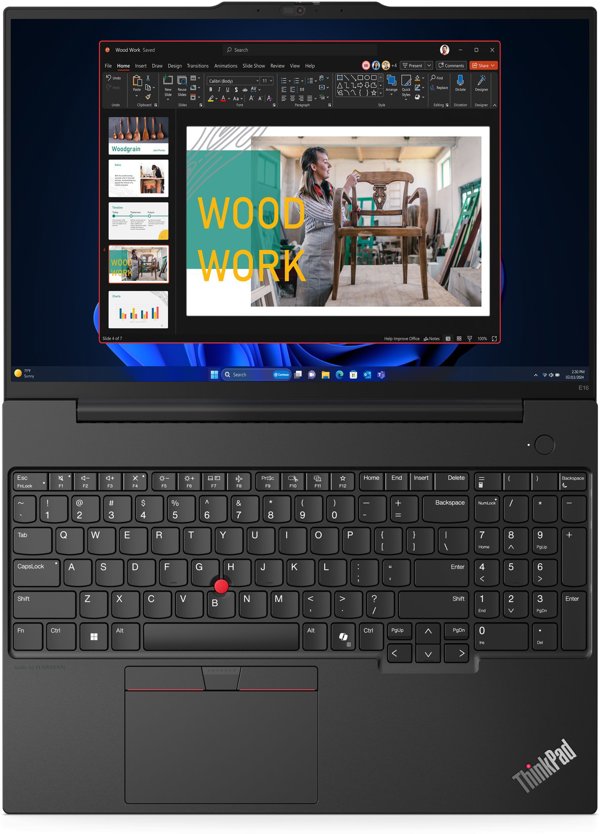 ThinkPad E16 Gen 2 Ryzen™ 5 7535U 256GB SSD 8GB 16" WUXGA (1920x1200) IPS WIN11 Pro 1YW