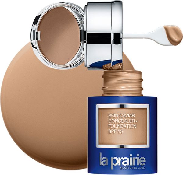 La Prairie Skin Caviar Concealer Foundation SPF15 κρέμα μέικ-απ με εκχύλισμα χαβιαριού και διορθωτικό Honey Beige 30ml