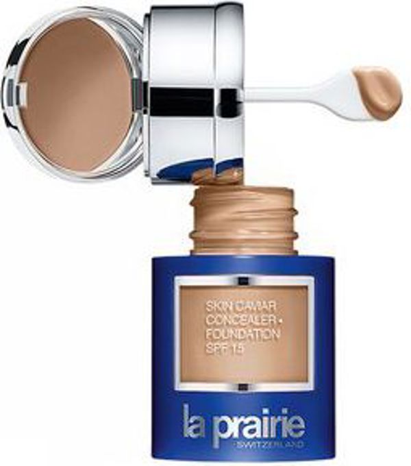 La Prairie Skin Caviar Concealer Foundation SPF15 κρέμα μέικ-απ με εκχύλισμα χαβιαριού και διορθωτικό Honey Beige 30ml