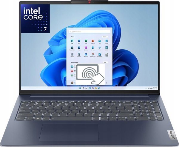 Φορητός Υπολογιστής Lenovo SLIM-5-16IRU9K1 7 150U/16" WUXGA (1920x1200) Οθόνη Αφής/16GB/SSD 1TB/BT/BLKB/FPR/Win 11 Abyss Blue