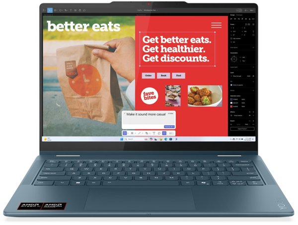 Laptop Lenovo Yoga 7 2-in-1 14AKP10 Ryzen AI 7 350 / 16 GB / 512 GB / W11 (83JR003QPB)