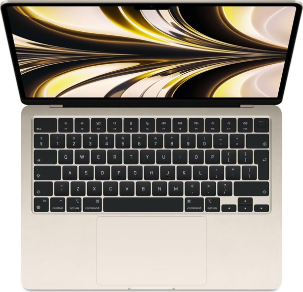 MacBook Air 13 ιντσών Apple M2 8C CPU, 8C GPU/16GB/256GB SSD/Starlight/INT