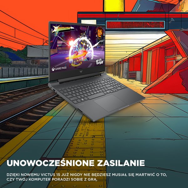 Laptop HP Victus 15-fb3045nw C5HV7EA R5 240 15,6" FHD 144Hz 16GB 512SSD RTX5050 DLSS 4 W11