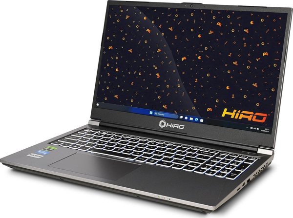 Φορητός υπολογιστής gaming HIRO KX560 15,6'', 144Hz, i7 13620H, RTX 4060 8GB, 32GB RAM, 2TB SSD M.2, W11H