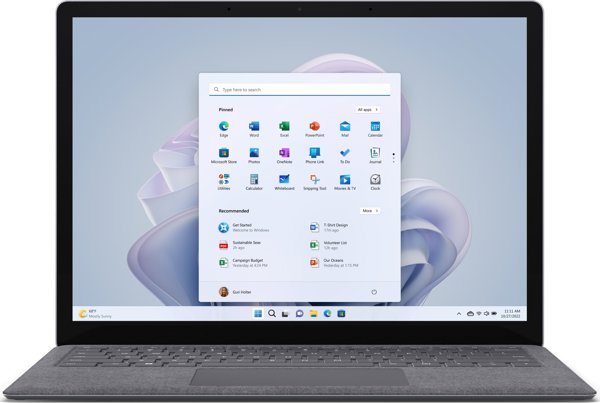 Φορητός Υπολογιστής Microsoft Microsoft Surface Laptop 5 13,5" i5/16GB/256GB W10Pro πλατινένιος