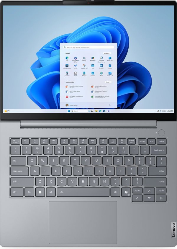 Φορητός Υπολογιστής Lenovo ThinkBook 14 G8 IRL Intel Core 5 210H 35,6 cm (14") WUXGA 16 GB DDR5-SDRAM 512 GB SSD Wi-Fi 6 (802.11ax) Windows 11 Pro Γκρι