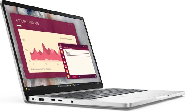DELL Pro PC14250 Intel Core 3 100U Laptop 35,6 cm (14") Full HD+ 8 GB DDR5-SDRAM 512 GB SSD Wi-Fi 6E (802.11ax) Windows 11 Pro Πλατίνα