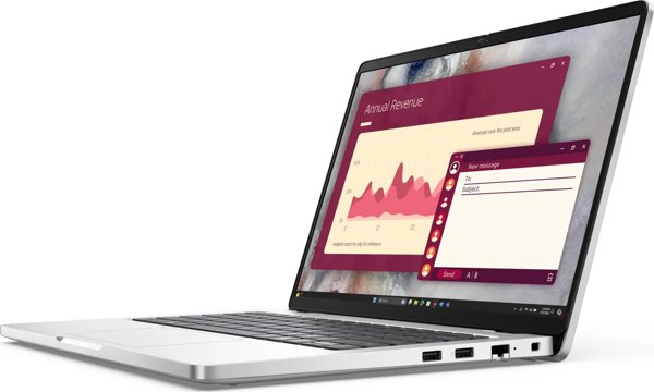 DELL Pro PC14250 Intel Core 3 100U Laptop 35,6 cm (14") Full HD+ 8 GB DDR5-SDRAM 512 GB SSD Wi-Fi 6E (802.11ax) Windows 11 Pro Πλατίνα