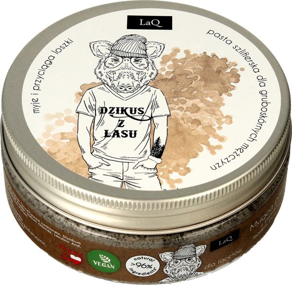 LaQ LaQ Απολέπιση σώματος & Πλύσιμο Peeling για το σώμα για άντρες "Dzikus z lasu" 200ml